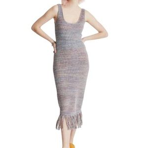 Future Collective Crochet Fringe Dress